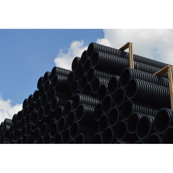 150mm Twinwall Fully Perforated Pipe 6M