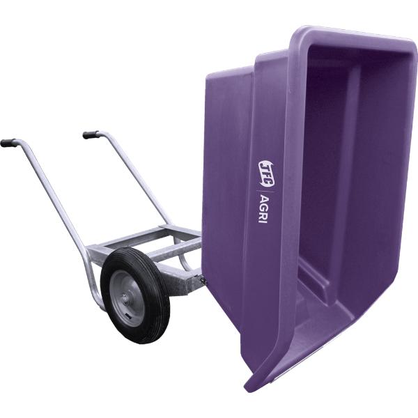 250 Litre Tipping Wheelbarrow (Purple)
