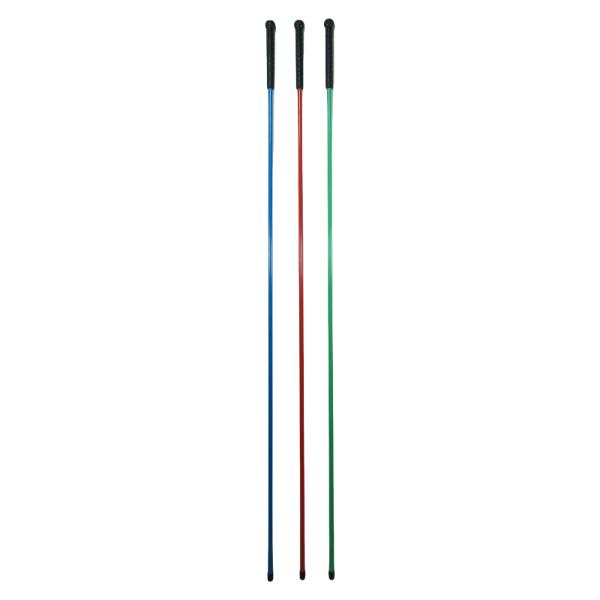 Excel 1.2M Fiberglass Farm Stick Assorted Colours Red/Green/Blue