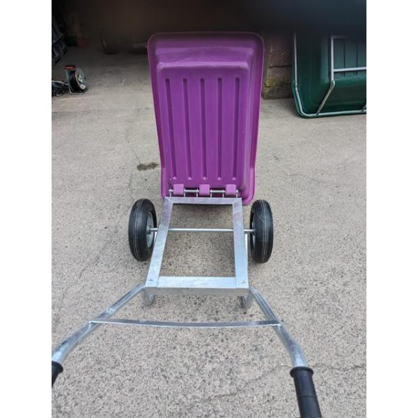 Rancher 250L Twin Wheel Tipping Wheelbarrow Magenta