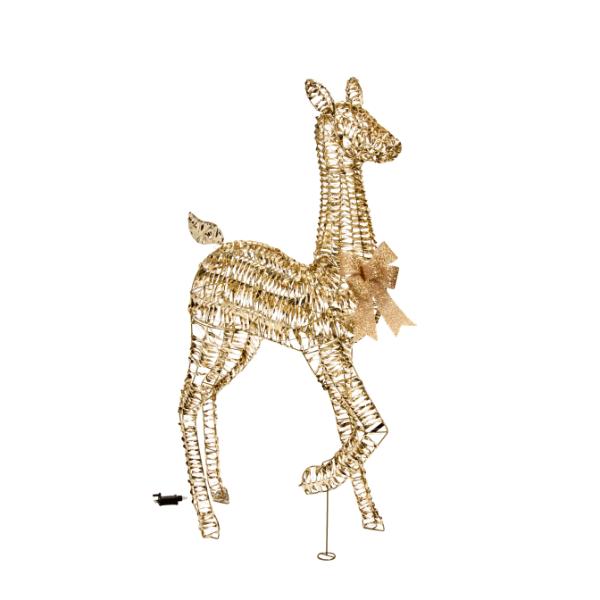 GoldTwist Doe Low Voltage Christmas Decoration 135cm