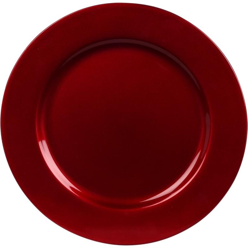 Christmas Red Charger Plate Set Of 4