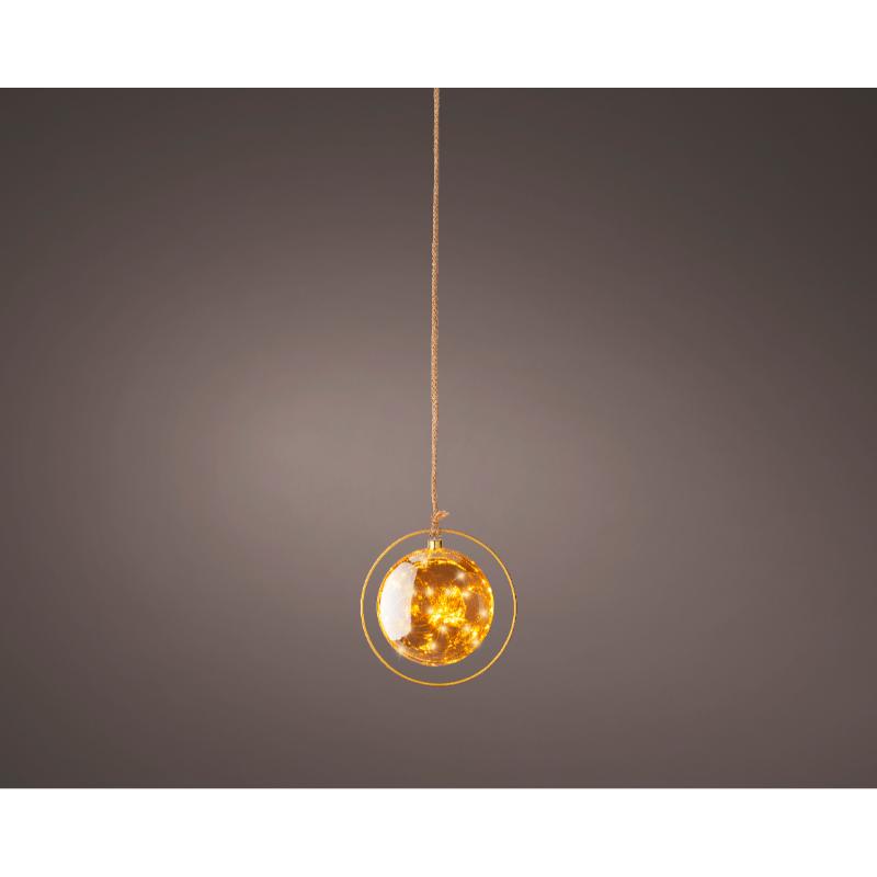 Christmas Hanging Orb With Ring With Led