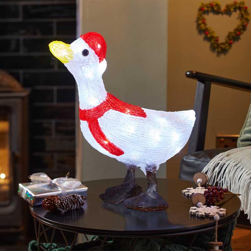Three Kings Christmas Inlit Ice Goose
