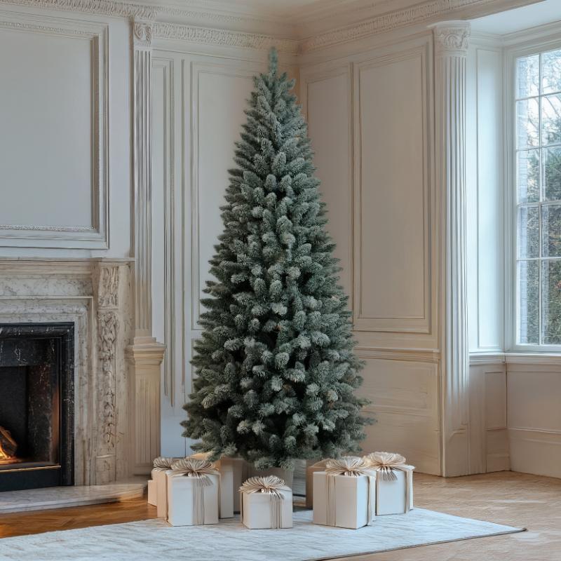 7Ft (2.1M) Kenmare Frosted Slim Tree