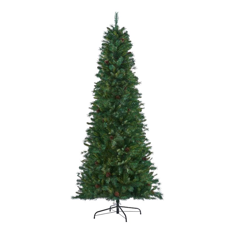 7Ft (2.1M) Brandon Decorated Tree With Pine Cones