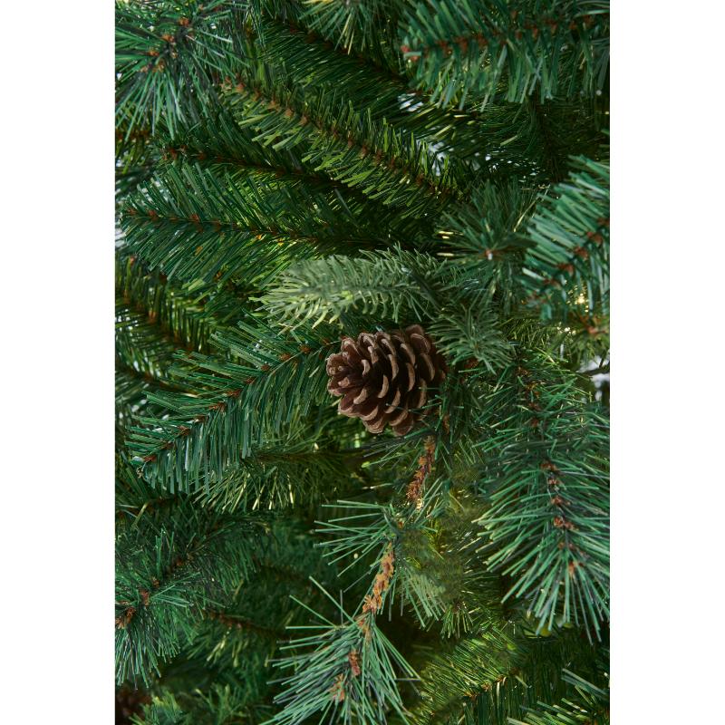 7Ft (2.1M) Brandon Decorated Tree With Pine Cones