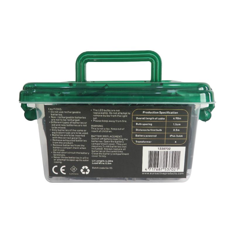 Christmas Battery Operated 300LED Cluster lights Warm white