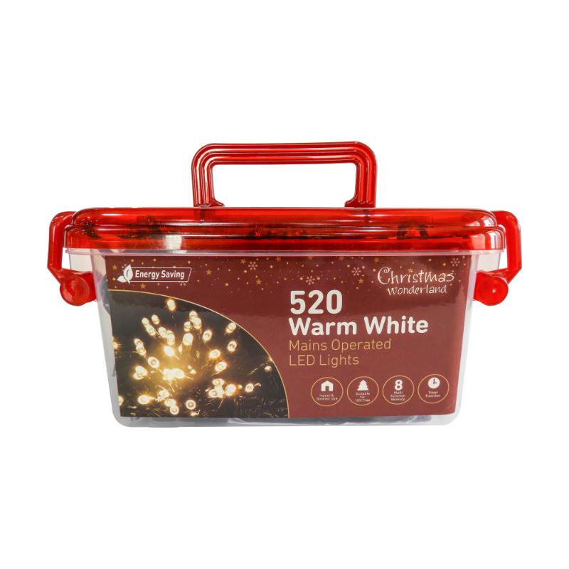 Christmas 520 LED Lights Warm White