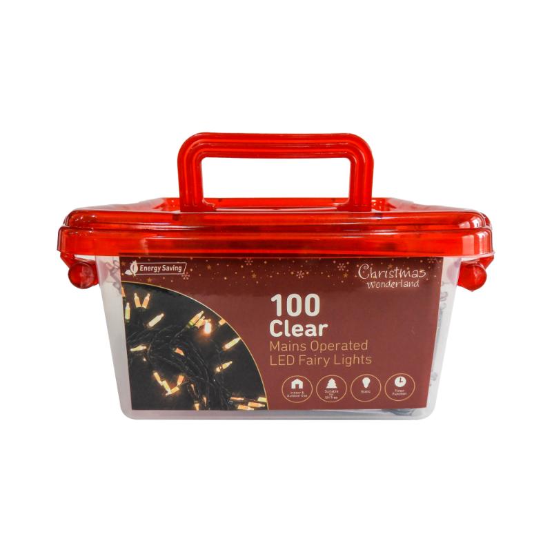 Christmas 100 Clear Fairy Lights