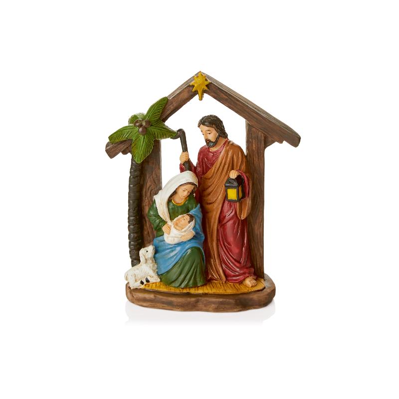 Christmas Nativity in Stable 13cm