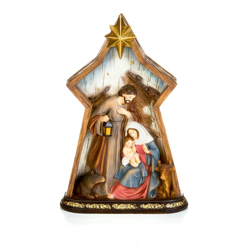 Christmas Nativity with Star 23cm