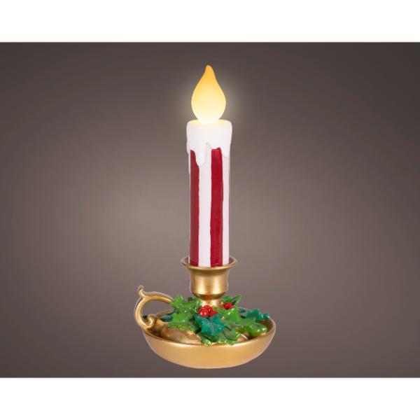 Christmas Candle with LED 24cm