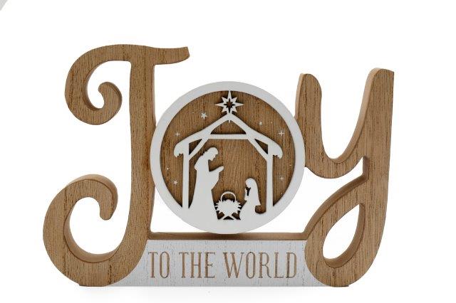 Christmas Joy Plaque 20cm