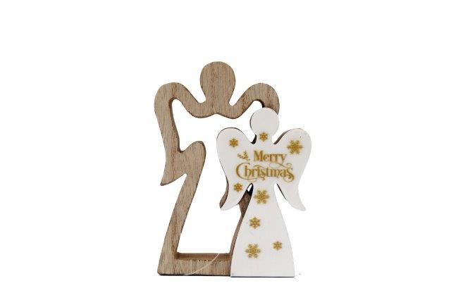 Christmas Angel Plaque 12cm