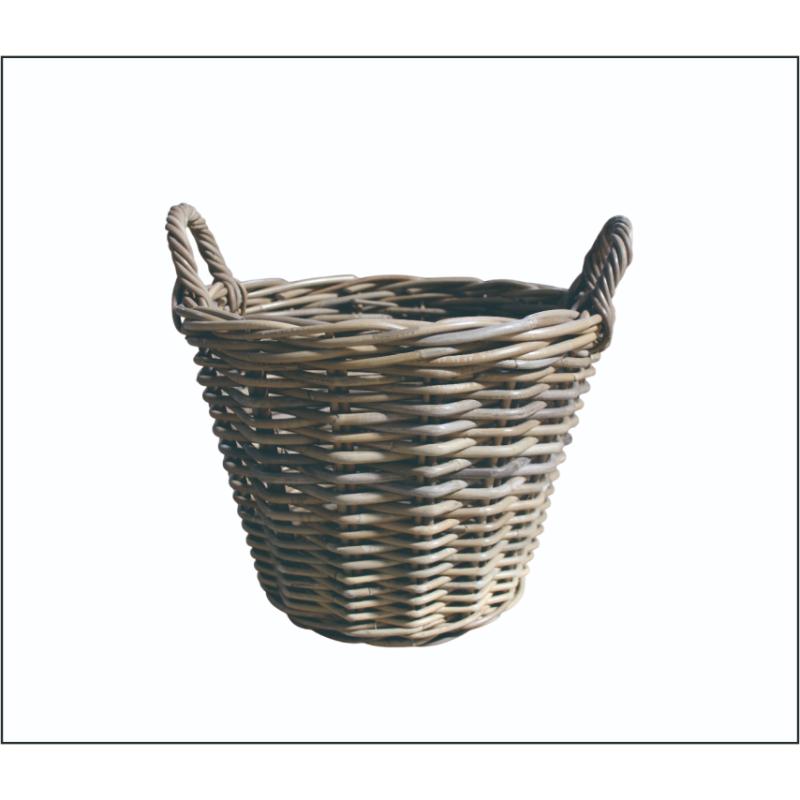 Classic Round Kubu Basket with Handles
