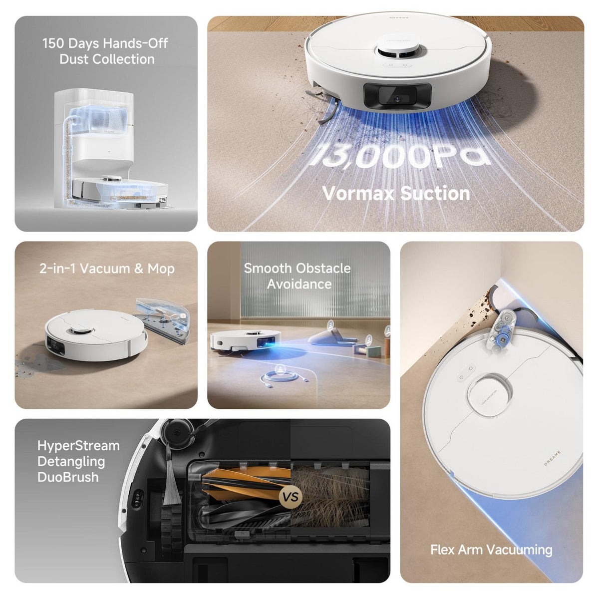 Dreame D20 Pro Plus Robot Vacuum and Mop with Auto Empty RLD43SD