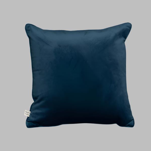 Fervor + Hue Velvet Plain Teal Cushion 45x45cm