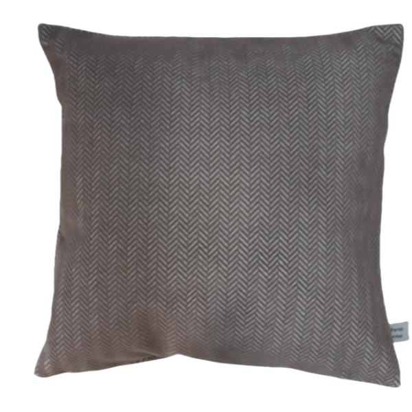 Fervor & Hue Studio Herringbone Taupe Cushion 45 X 45cm