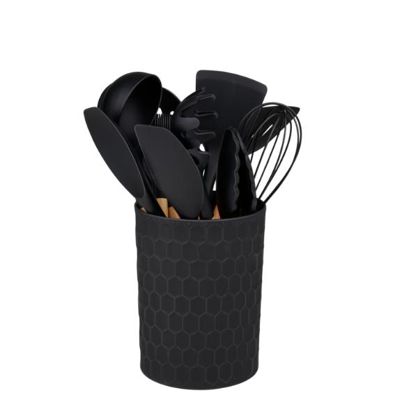 Alpina 12pc Utensil Set Black