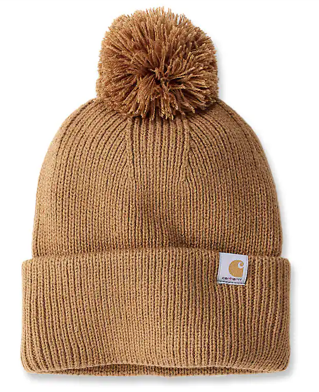 Carhartt Knit Pom-Pom Cuffed Beanie One Size