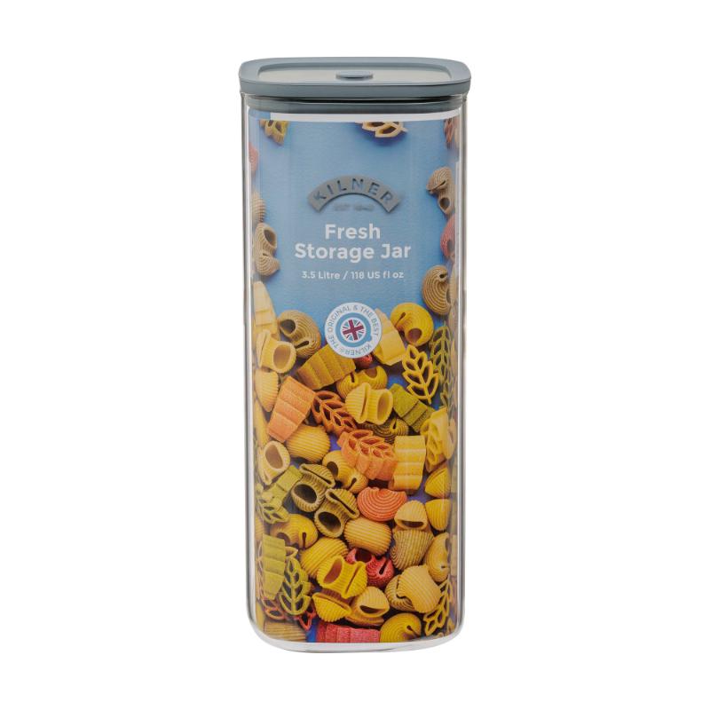 Kilner Fresh Storage Square Jar 3.5 Litre