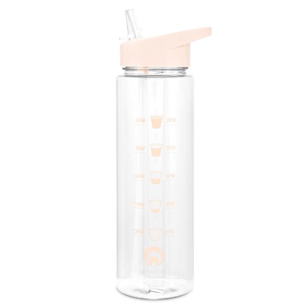 Restore Race Water Bottle 700Ml Straw Sipper Taupe