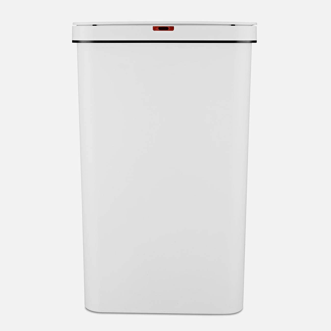 50L Rectangular Sensor Bin White