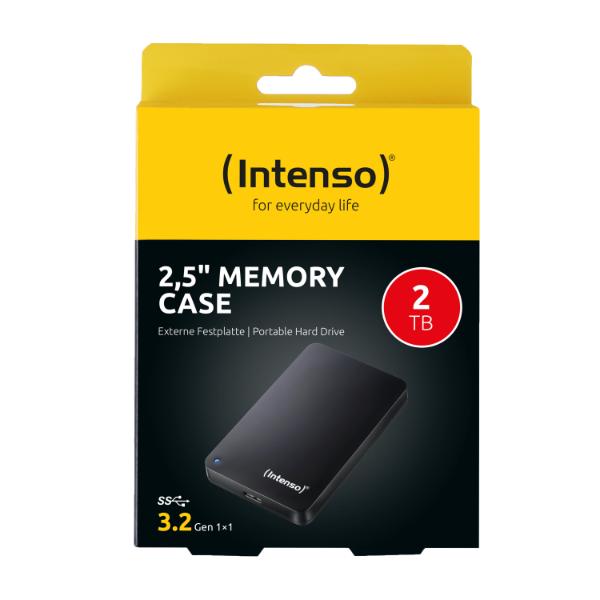 Intenso 2.5-Inch Portable HDD 3.2 2TB Memory Case