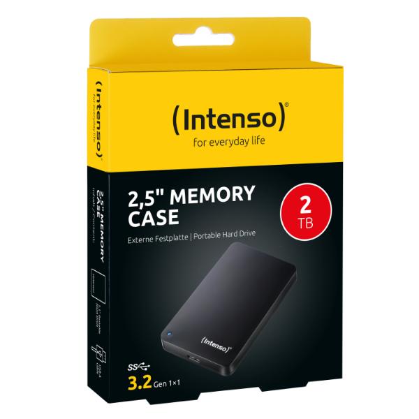 Intenso 2.5-Inch Portable HDD 3.2 2TB Memory Case