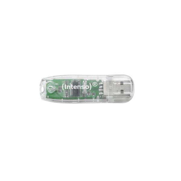 Intenso USB Flash Drive 2.0 32GB Rainbow Line - transparent
