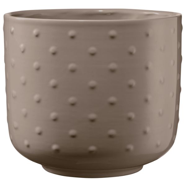 SK Indoor Pot Baku Pearl Gray-Beige D13Cm X H12Cm