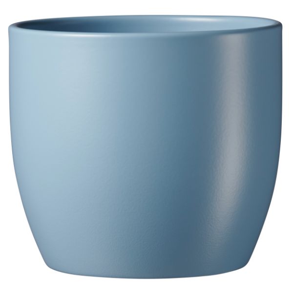 SK Indoor Pot Basel Spring Matte Nordic Blue D19Cm X H18Cm