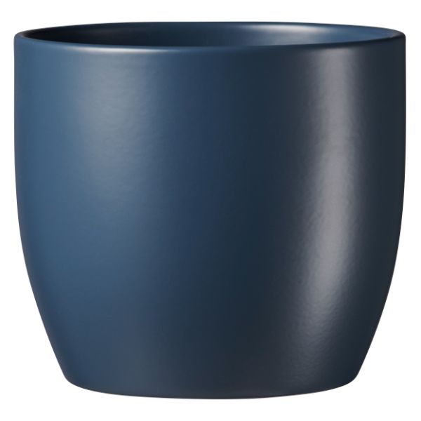 SK Indoor Pot Basel Spring Matte Night Blue D12Cm X H10Cm