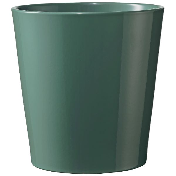SK Indoor Pot Dallas Breeze Shiny Sea Green D14Cm X H13Cm