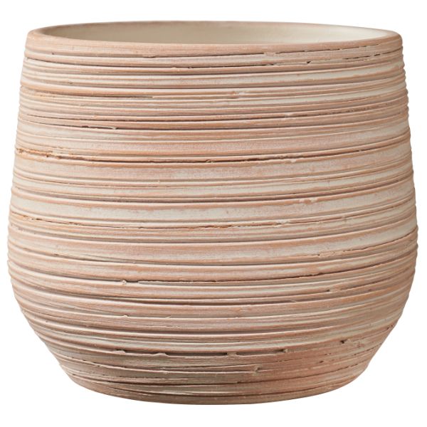 SK Indoor Pot Ravenna Trerra Textured D14Cm X H13Cm