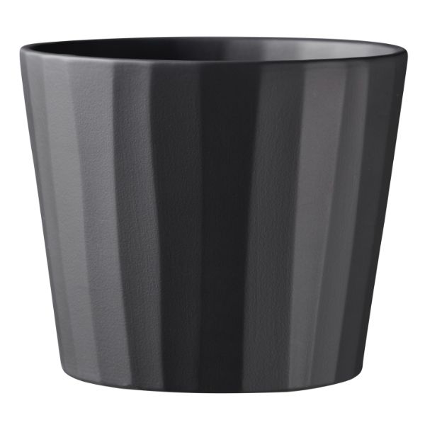 SK Indoor Pot Umea Matte Anthracite D18Cm X H15Cm