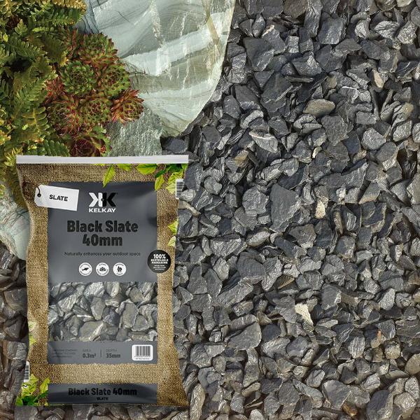 Kelkay Black Slate Aggregate 19KG