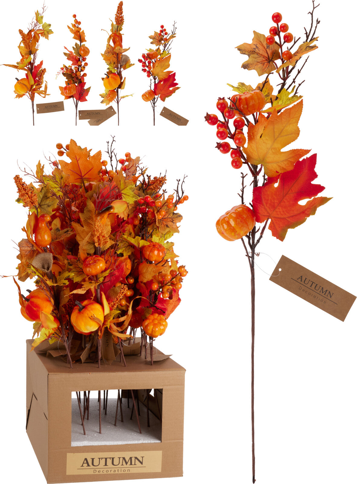 Autumn Branch 70cm 4 Assorted