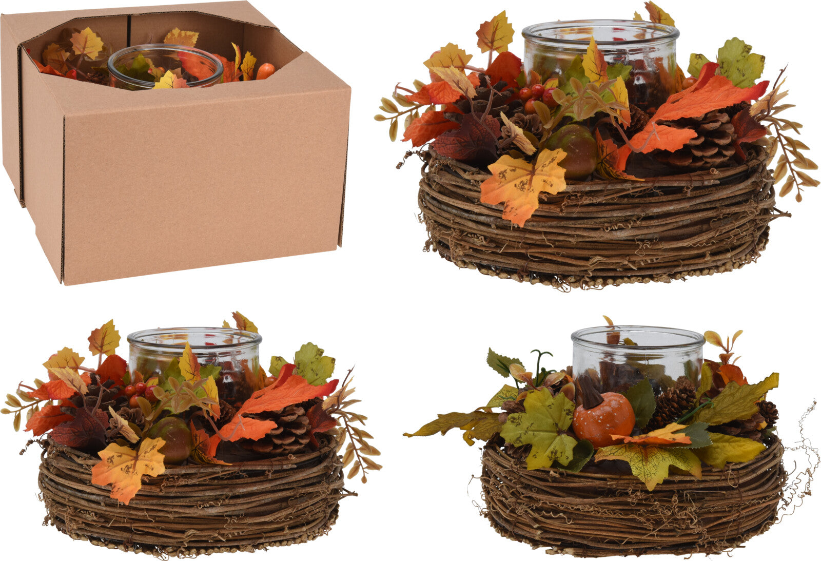 Autumn Harvest Table Centre 2 Assorted