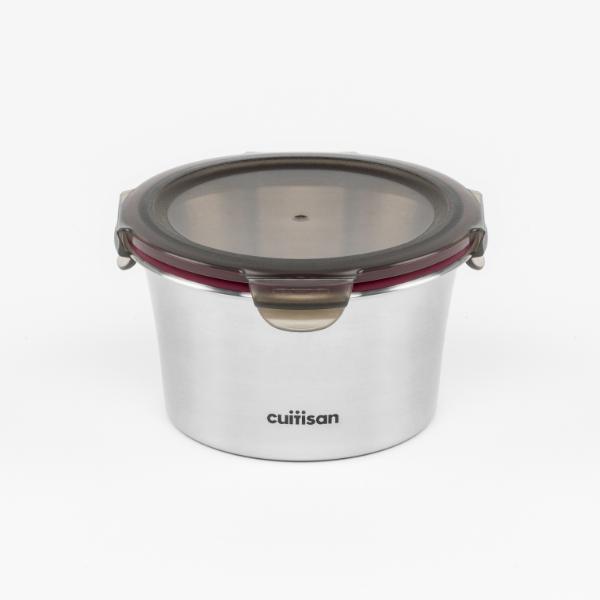 Candl Cuitisan Flora Round Stainless Steel Microwaveable Container 920Ml