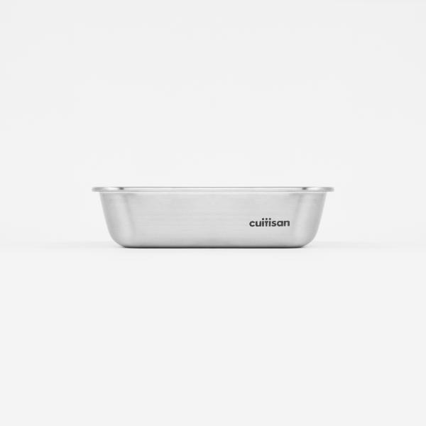 Candl Cuitisan Flora Rectangular Stainless Steel Microwaveable Container 1100Ml