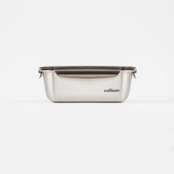 Candl Cuitisan Flora Rectangular Stainless Steel Microwaveable Container 2800Ml