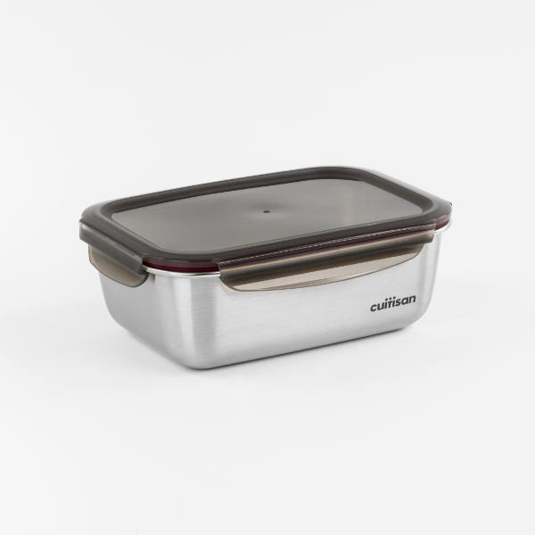 Candl Cuitisan Flora Rectangular Stainless Steel Microwaveable Container 2800Ml