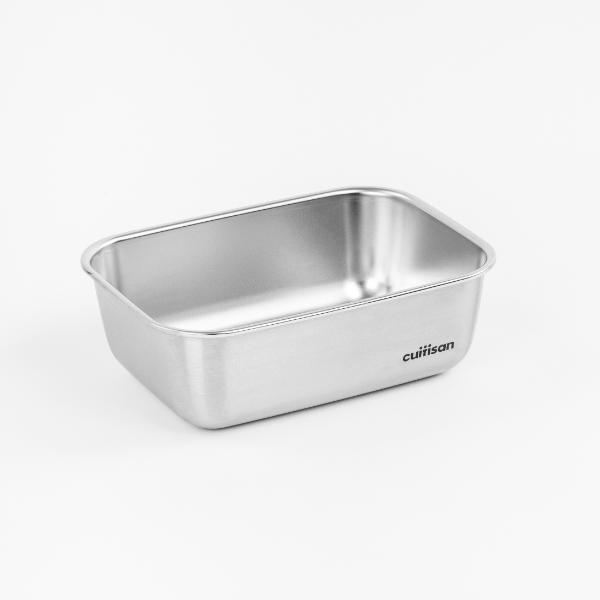 Candl Cuitisan Flora Rectangular Stainless Steel Microwaveable Container 2800Ml