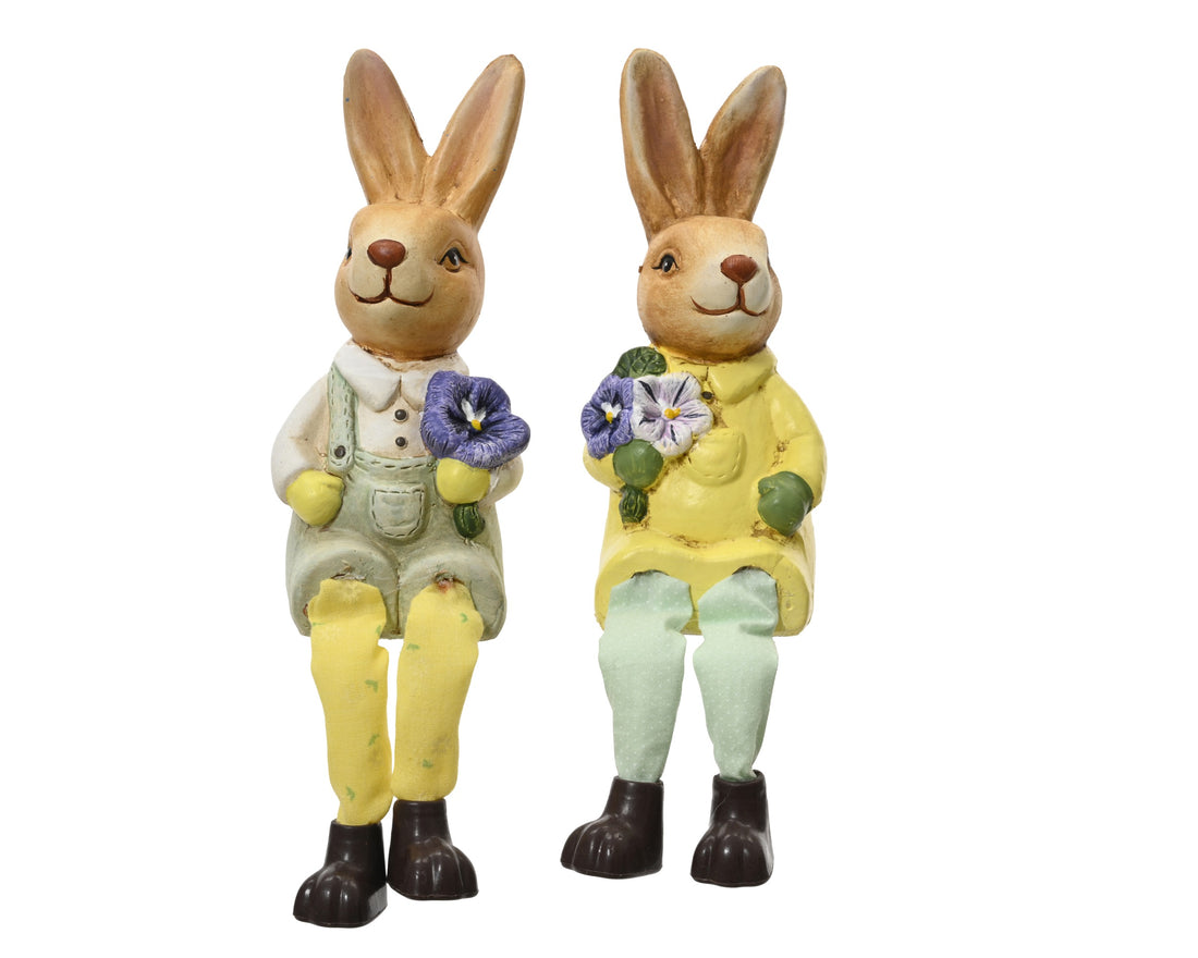 Easter Bunnies Dangly 2 Assorted 30Cm