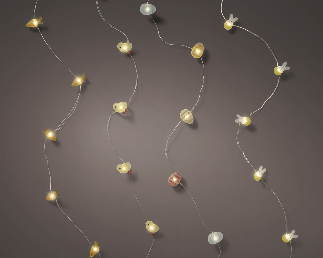 Easter Micro Led Lights 4 Assorted