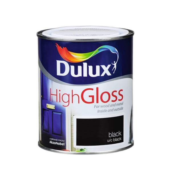 Dulux High Gloss Black 750Ml