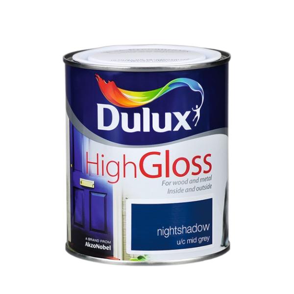 Dulux High Gloss Night Shadow 750Ml