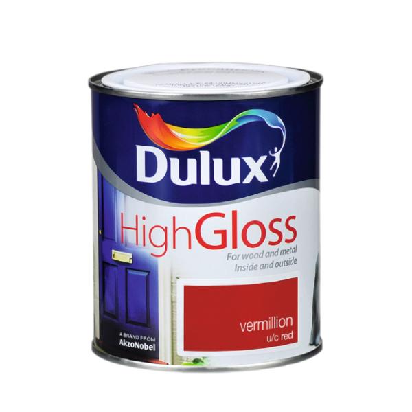 Dulux High Gloss Vermillion 750Ml